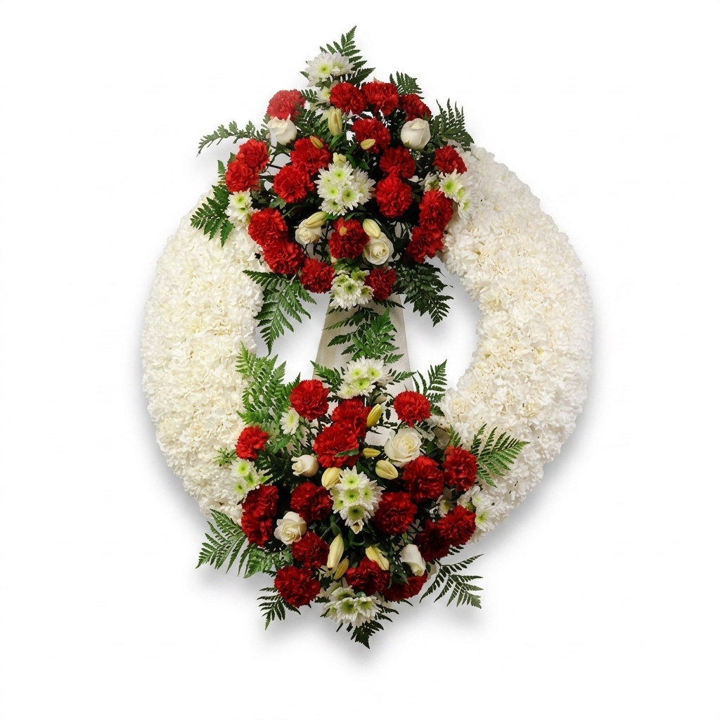 Corona Mod. 02 - Flores de despedida - Imagen 3