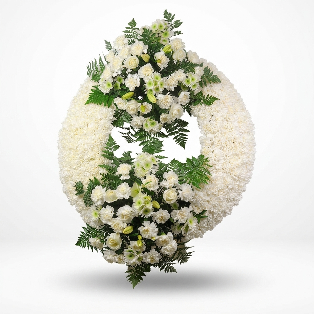 Corona Mod. 03 - Flores de despedida - Imagen 3