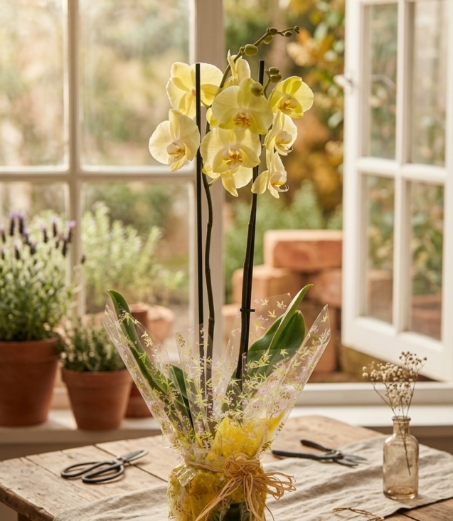 orquídea-amarilla-cubremaceta-de-cerámica_floristeria_velez_malaga_flores_y_plantas_online_envio_a_la_axarquia_ramos_de_flores_a_domicilio_02